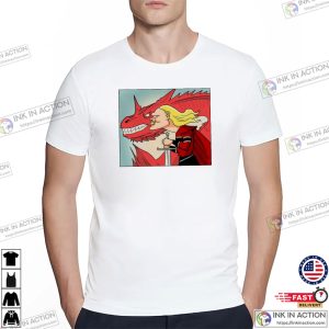 Erling Haaland Viking And Dragon Norway Funny Meme Shirt