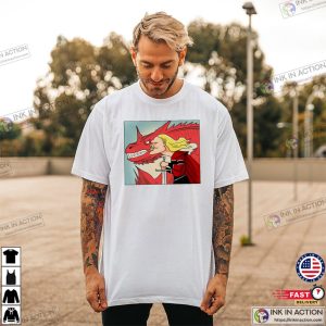Erling Haaland Viking And Dragon Norway Funny Meme Shirt
