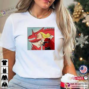 Erling Haaland Viking and Dragon Norway Funny Meme Shirt 3 InkInAction.com