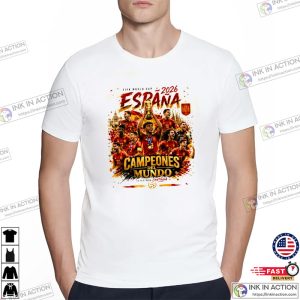FIFA World Cup 2026 Champions Espana Campeones Del Mundo Soccer Shirt