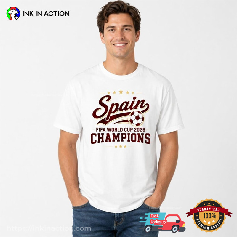 FIFA World Cup 2026 Champions Spain Shirt FIFA World Cup 2026 Champions Spain Shirt