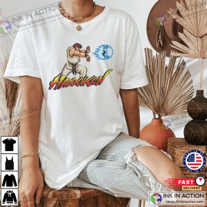 Fighting Arcade Game Ryu Hadouken Shirt
