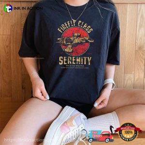 FireFly Class Serenity Retro Sci-fi Galaxy Spaceship Comfort Shirt