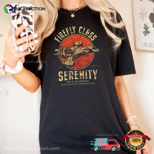 FireFly Class Serenity Retro Sci fi Galaxy Spaceship Comfort Shirt 3 InkInAction.com