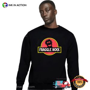 Fraggle Rock Logo Parody Jurassic Park Tee
