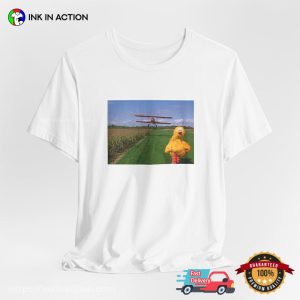 Funny Big Bird Running From Crop Duster Shirt