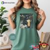 Funny Black Lab Dog Drinking Iced Coffee Comfort Colors Shirt