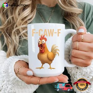 Funny F-Caw-F Chicken Meme Coffee Mug
