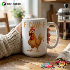 Funny F-Caw-F Chicken Meme Coffee Mug