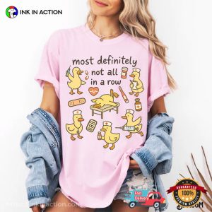 Funny Nurse Ducks In A Row Comfort Colors Shirt 2 InkInAction.com