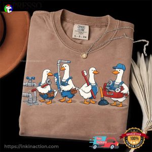 Funny Silly Goose Plumber Crew Comfort Colors Shirt Funny Silly Goose Plumber Crew Comfort Colors Shirt