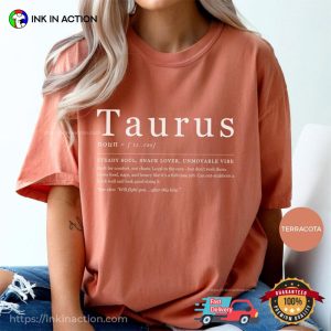Funny Taurus Definition Horoscope Gifts Comfort Colors Shirt
