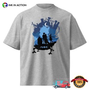 Ghibli Howl's Moving Castle Art Shirt 1 InkInAction.com