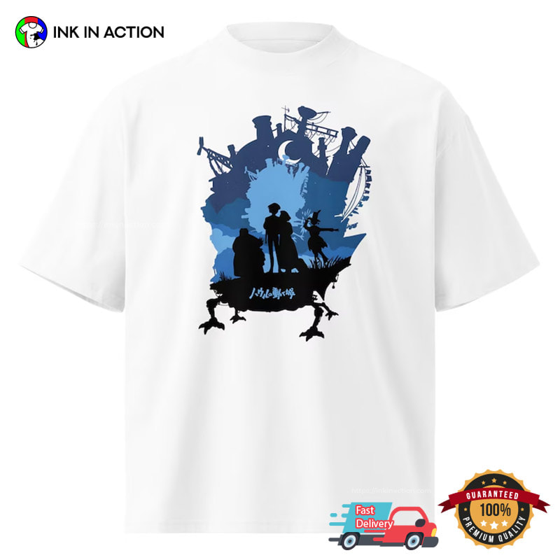 Ghibli Howl's Moving Castle Art Shirt Ghibli Howl's Moving Castle Art Shirt