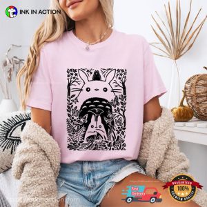Ghibli My Neighbor Totoro In The jungle Comfort Colors Shirt 2 InkInAction.com