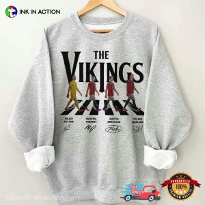Haaland Odegaard Thorsby Nyland The Vikings Abbey Road Football Shirt