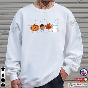 Hello Autumn, Thanksgiving And Halloween Season Shirt