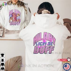 Hilary Duff Lucky Me Music Tour Vintage Style Tee