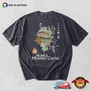 Howl’s Moving Castle Comfort Colors Shirt, Studio Ghibli Gift Apparel