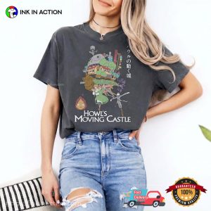 Howl’s Moving Castle Comfort Colors Shirt, Studio Ghibli Gift Apparel