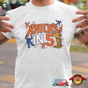 Knicks In 5, New York Knicks Basketball Champ Shirt