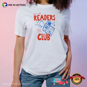 Late Night Readers Club Book Themed Shirts Late Night Readers Club Book Themed Shirts