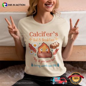 Magic Flame Calcifer Howl’s Moving Castle Graphic Shirt