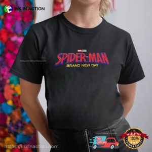 Marvel Studios Spiderman Brand New Day Logo Shirt