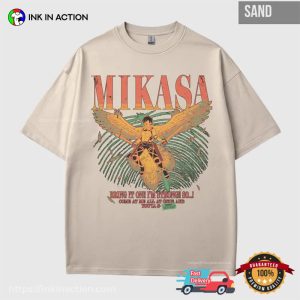 Mikasa Attack on Titan Anime Gifts Comfort Colors Shirt 2 InkInAction.com