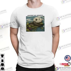 Monterey Bay Aquarium Otter And Seaweed Graphic Shirt 2 InkInAction.com