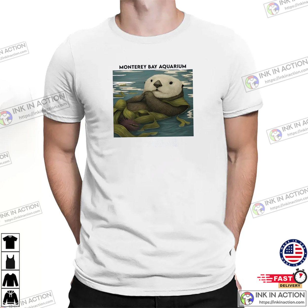 Monterey Bay Aquarium Otter And Seaweed Graphic Shirt Monterey Bay Aquarium Otter And Seaweed Graphic Shirt