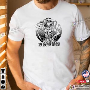 Motoko Kusanagi Ghost In The Shell Japanese Manga Shirt