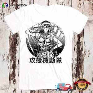 Motoko Kusanagi Ghost In The Shell Japanese Manga Shirt 3 InkInAction.com