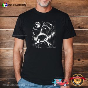 Night Moon Jimothy Raccoon Viral Meme T-shirt