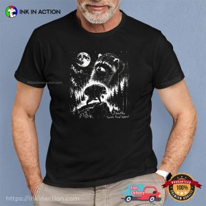 Night Moon Jimothy Raccoon Viral Meme T shirt 3 InkInAction.com