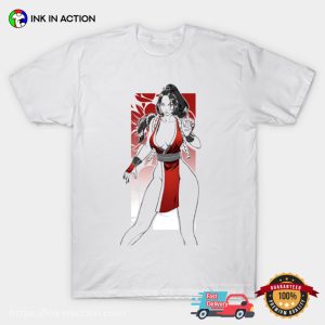 Ninja Mai Shiranui Red Costume Graphic gaming t shirts 2