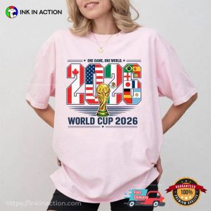 One Game One World, World Cup 2026 Comfort Colors Shirt