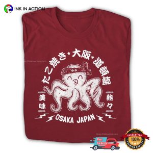 Osaka Japan Takoyaki Restaurant Vintage Japan Tee