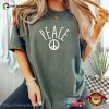 Peace Sign Hippie Peace Day Comfort Colors Shirt