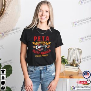 People Eating Tasty Animals PETA Club Anti Vegetarian Shirt