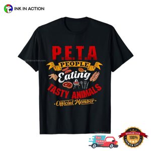 People Eating Tasty Animals PETA Club Anti Vegetarian Shirt