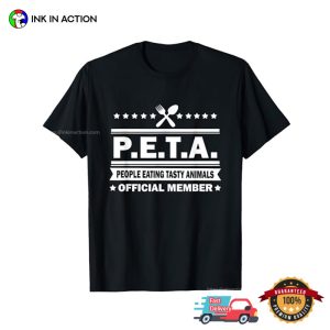 People Eating Tasty Animals PETA Official Member Funny Shirt 3 InkInAction.com