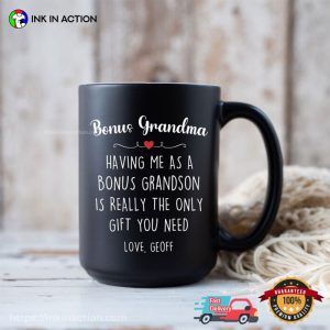 Personalized Name Bonus Grandma Gift Tea Mug