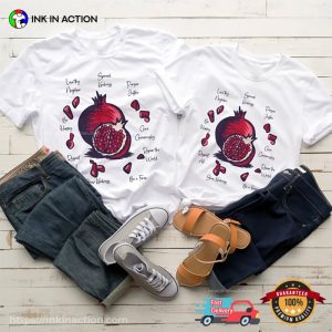 Pomegranate Seeds Rosh Hashanah Greeting Tee
