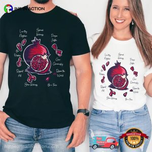 Pomegranate Seeds Rosh Hashanah Greeting Tee Pomegranate Seeds Rosh Hashanah Greeting Tee
