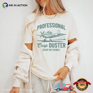 Professional Crop Duster Classic Airplane Farm Shirt
