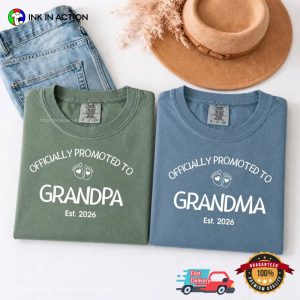 Promoted To Grandparents Personalized Grandparents Day Gifts Comfort Colors Shirt Promoted To Grandparents Personalized Grandparents Day Gifts Comfort Colors Shirt