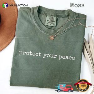Protect Your Peace Basic Comfort Colors Shirt 1 InkInAction.com