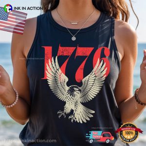 Retro 1776 Bald Eagle America 250 Patriot Comfort Colors Shirt Retro 1776 Bald Eagle America 250 Patriot Comfort Colors Shirt