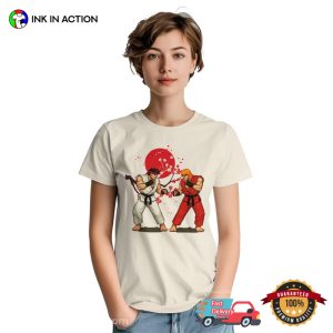 Retro 90s Ken Vs Ryu Street Fighter Shirt 2